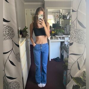 Blue Asphalt Flare Jeans